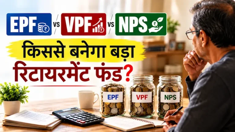 EPF VPF और NPS से रिटायरमेंट फंड बनाने की जानकारी
